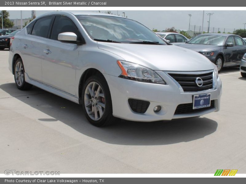 Brilliant Silver Metallic / Charcoal 2013 Nissan Sentra SR