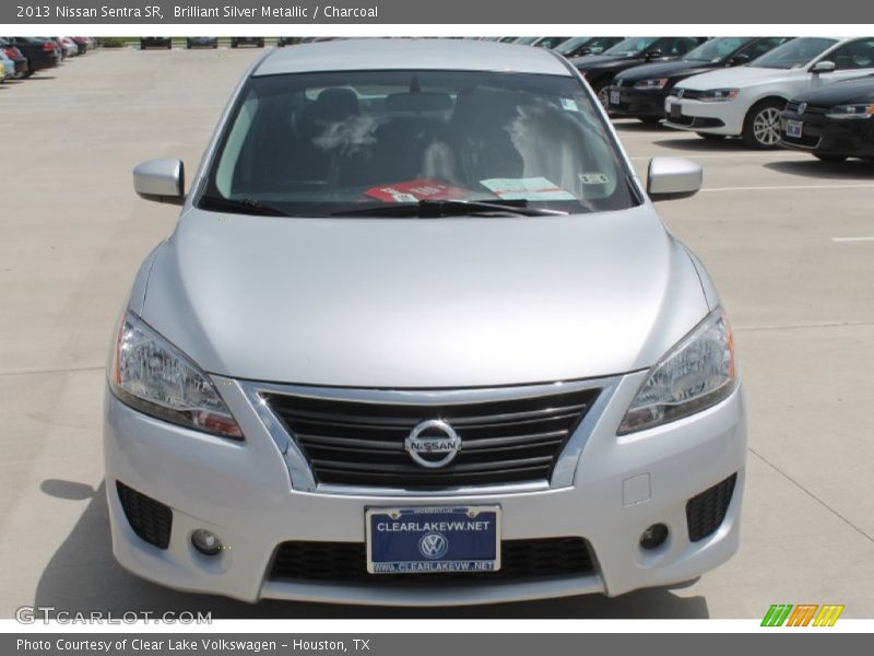 Brilliant Silver Metallic / Charcoal 2013 Nissan Sentra SR