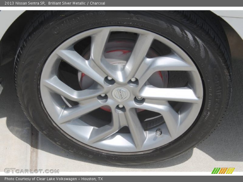 Brilliant Silver Metallic / Charcoal 2013 Nissan Sentra SR
