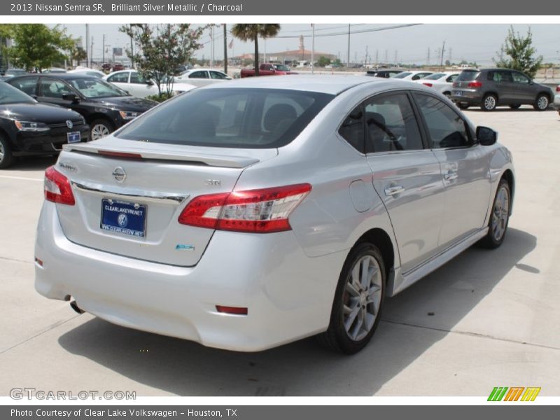 Brilliant Silver Metallic / Charcoal 2013 Nissan Sentra SR