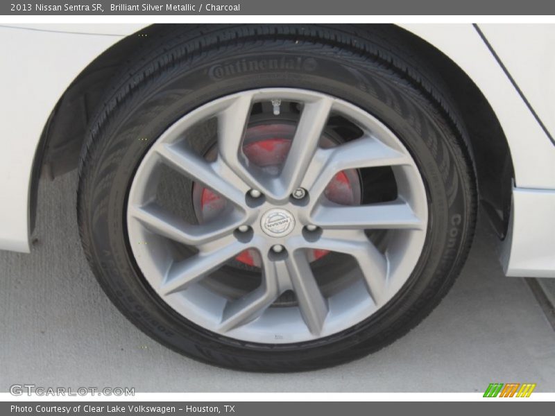 Brilliant Silver Metallic / Charcoal 2013 Nissan Sentra SR