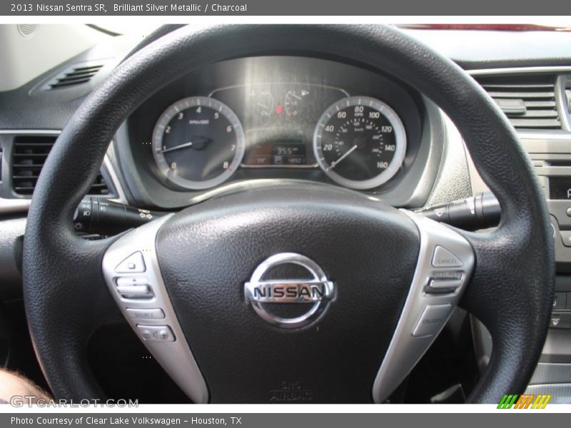 Brilliant Silver Metallic / Charcoal 2013 Nissan Sentra SR