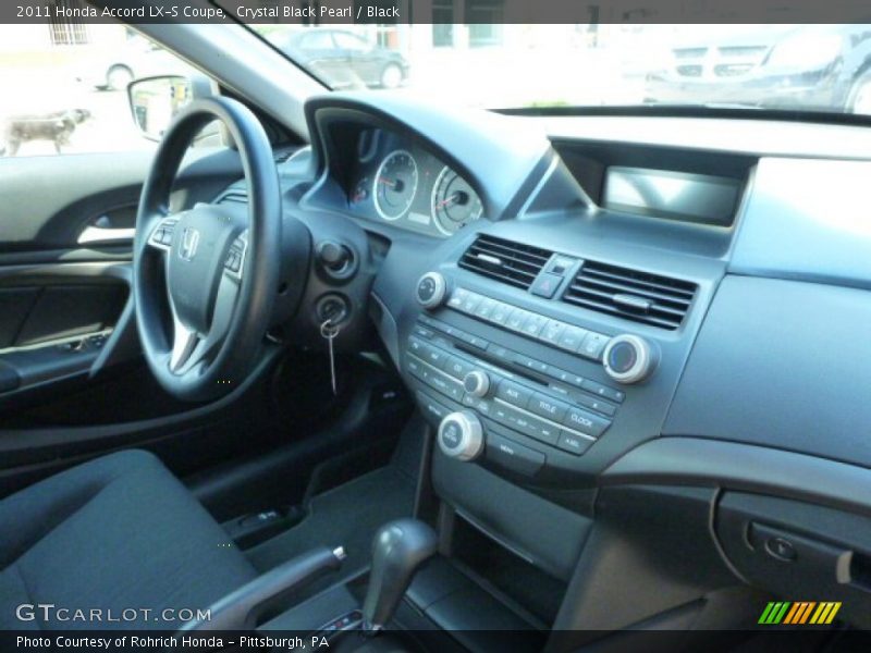 Crystal Black Pearl / Black 2011 Honda Accord LX-S Coupe