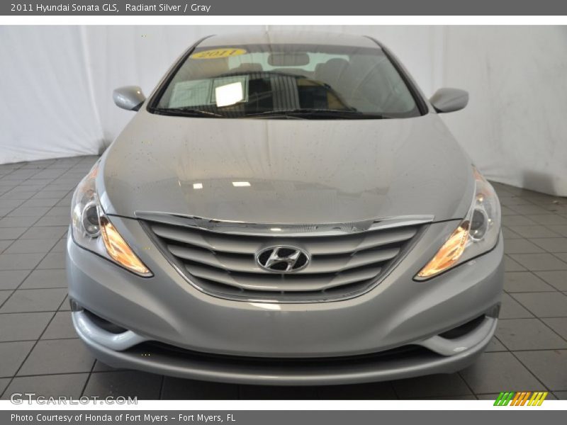 Radiant Silver / Gray 2011 Hyundai Sonata GLS