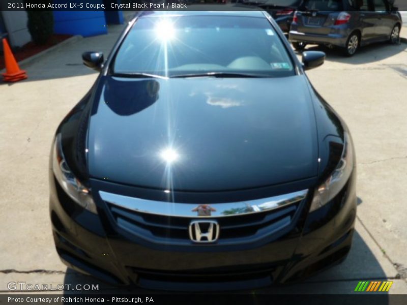 Crystal Black Pearl / Black 2011 Honda Accord LX-S Coupe