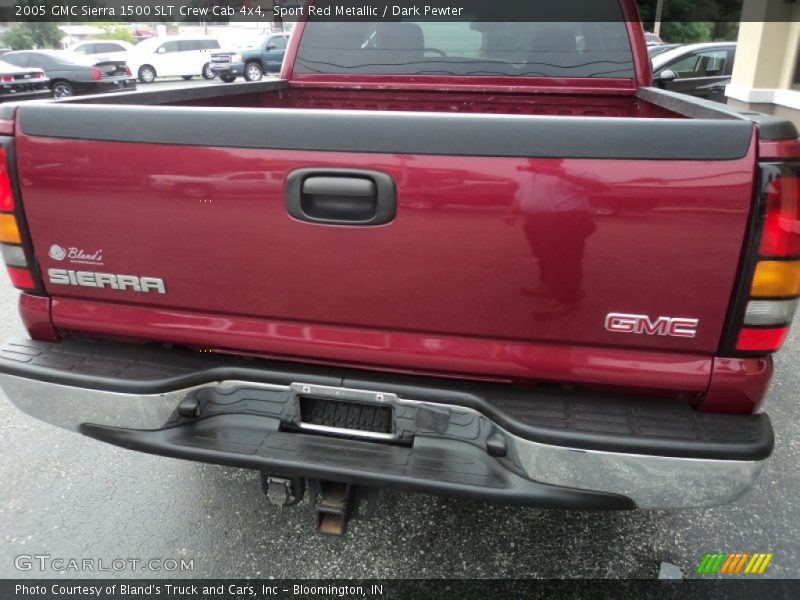 Sport Red Metallic / Dark Pewter 2005 GMC Sierra 1500 SLT Crew Cab 4x4
