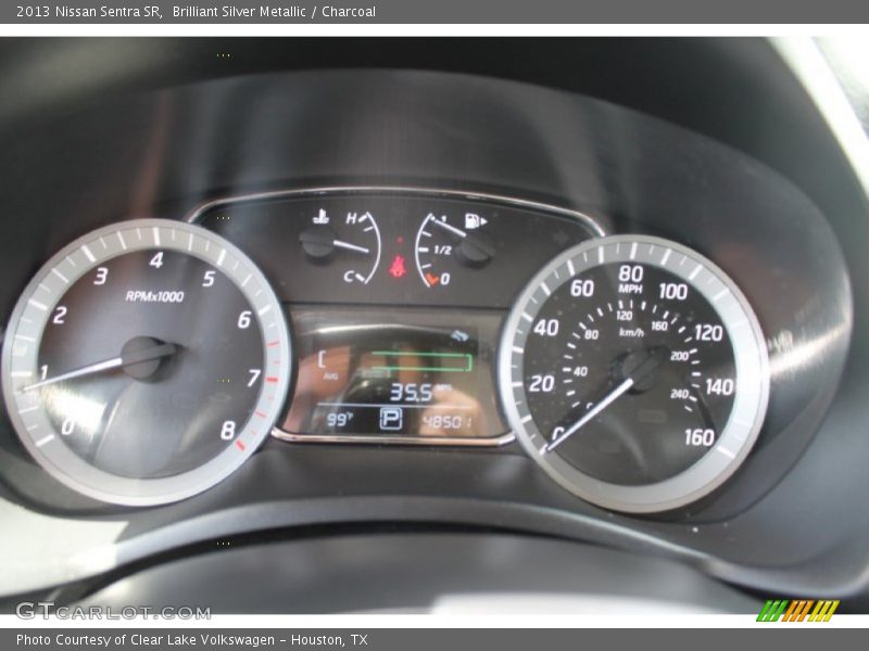 Brilliant Silver Metallic / Charcoal 2013 Nissan Sentra SR