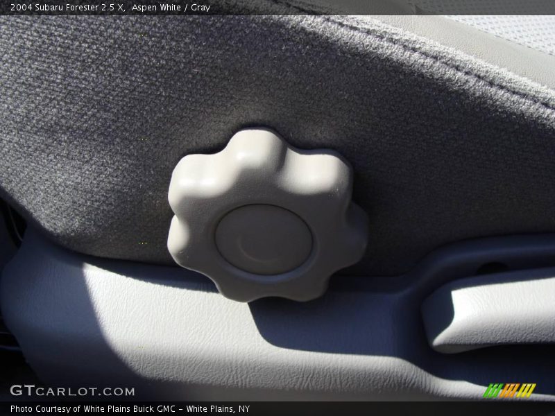 Aspen White / Gray 2004 Subaru Forester 2.5 X