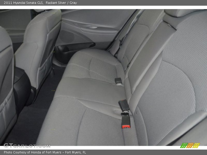 Radiant Silver / Gray 2011 Hyundai Sonata GLS