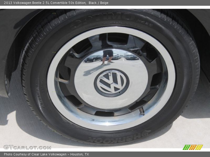 Black / Beige 2013 Volkswagen Beetle 2.5L Convertible 50s Edition
