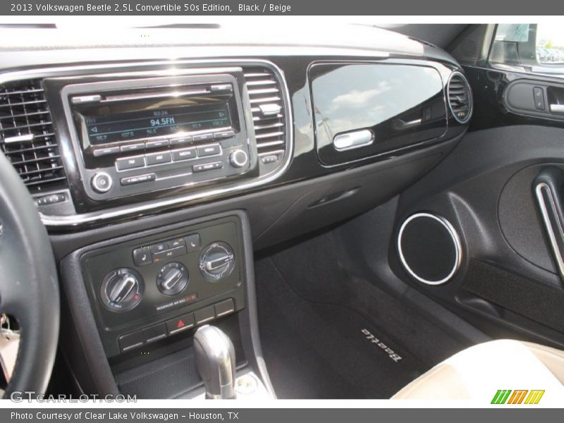 Black / Beige 2013 Volkswagen Beetle 2.5L Convertible 50s Edition