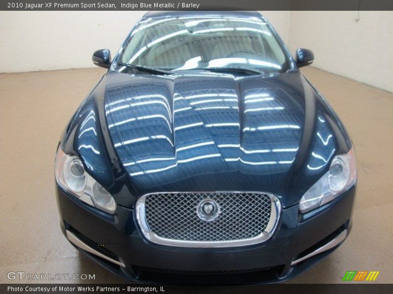 Indigo Blue Metallic / Barley 2010 Jaguar XF Premium Sport Sedan