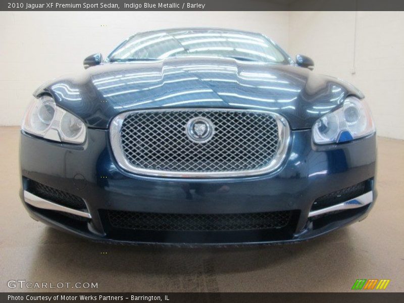 Indigo Blue Metallic / Barley 2010 Jaguar XF Premium Sport Sedan