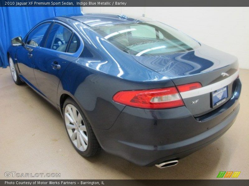 Indigo Blue Metallic / Barley 2010 Jaguar XF Premium Sport Sedan