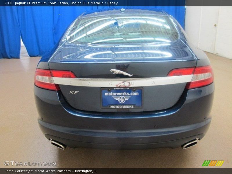 Indigo Blue Metallic / Barley 2010 Jaguar XF Premium Sport Sedan