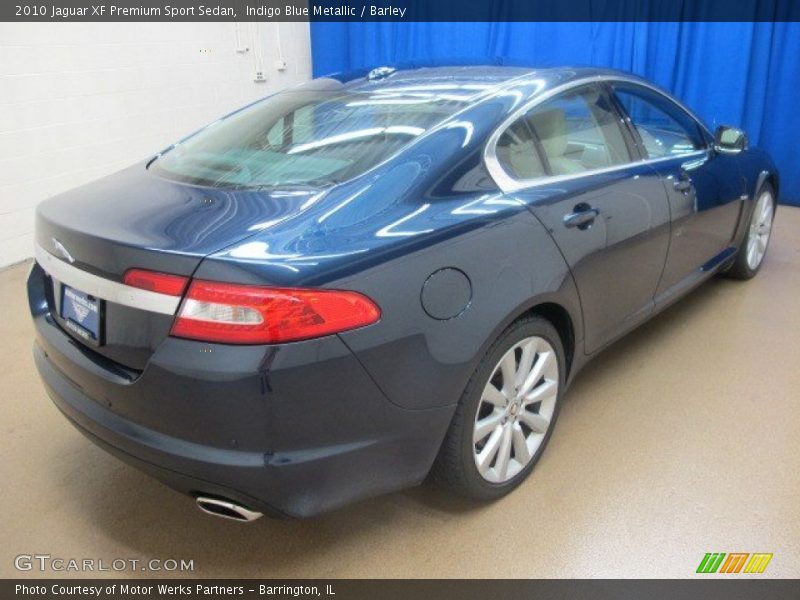 Indigo Blue Metallic / Barley 2010 Jaguar XF Premium Sport Sedan