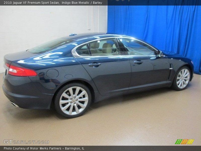 Indigo Blue Metallic / Barley 2010 Jaguar XF Premium Sport Sedan