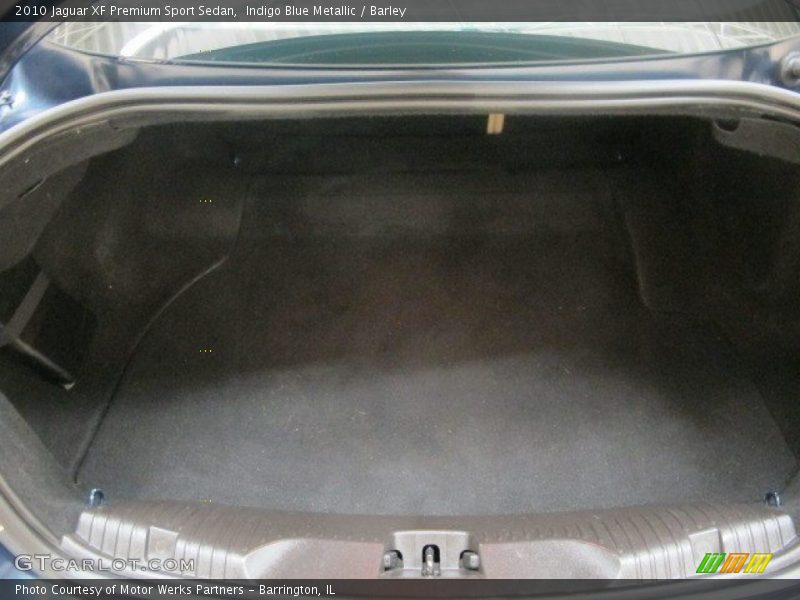 Indigo Blue Metallic / Barley 2010 Jaguar XF Premium Sport Sedan