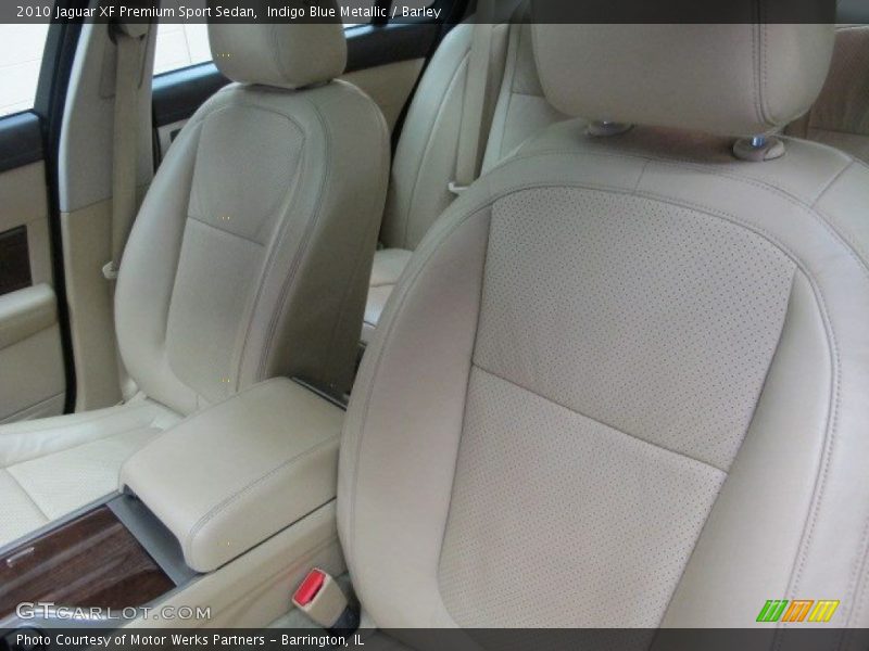 Indigo Blue Metallic / Barley 2010 Jaguar XF Premium Sport Sedan