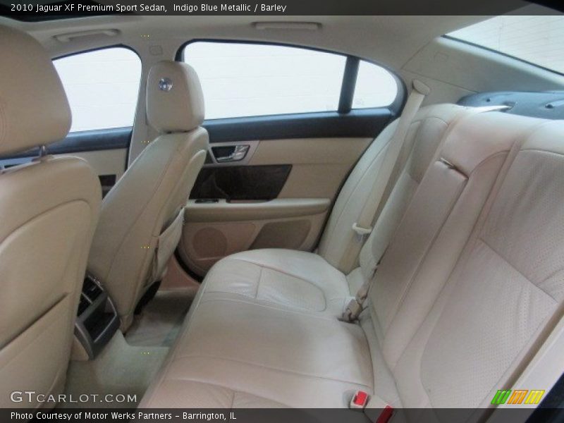 Indigo Blue Metallic / Barley 2010 Jaguar XF Premium Sport Sedan