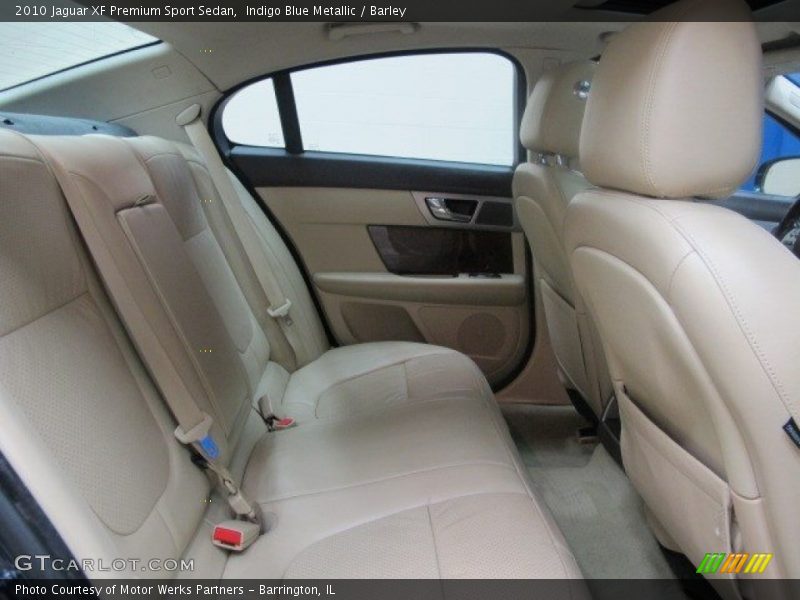 Indigo Blue Metallic / Barley 2010 Jaguar XF Premium Sport Sedan