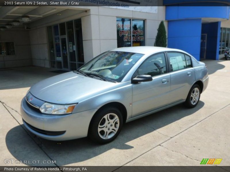 Silver Blue / Gray 2003 Saturn ION 2 Sedan