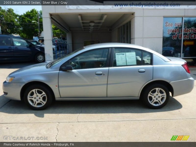Silver Blue / Gray 2003 Saturn ION 2 Sedan