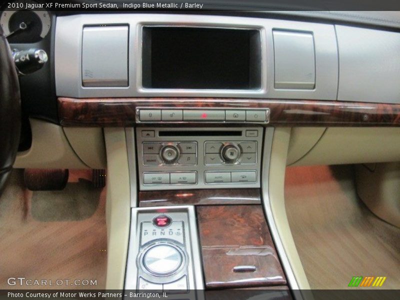 Indigo Blue Metallic / Barley 2010 Jaguar XF Premium Sport Sedan