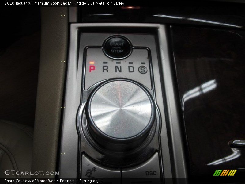 Indigo Blue Metallic / Barley 2010 Jaguar XF Premium Sport Sedan