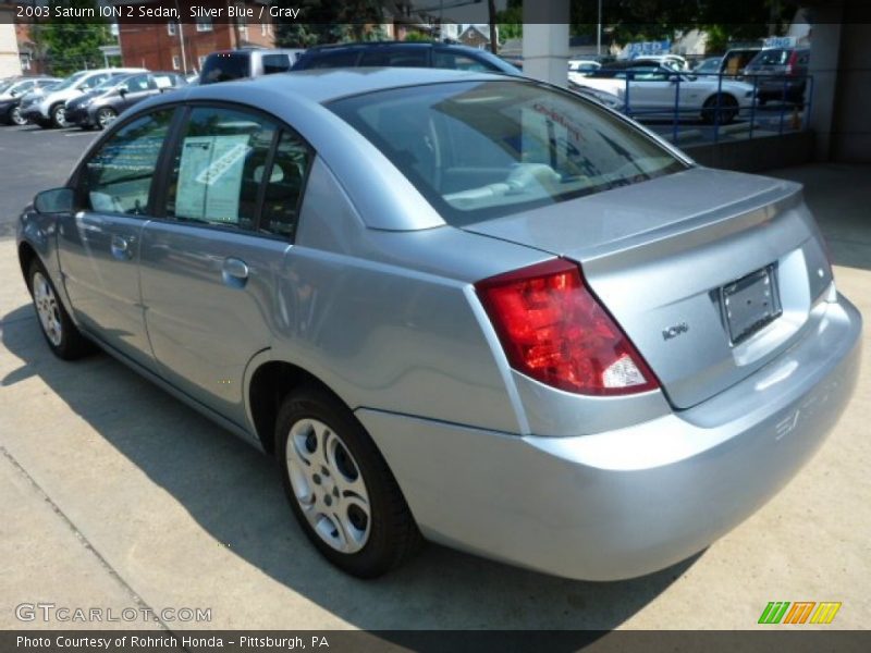 Silver Blue / Gray 2003 Saturn ION 2 Sedan