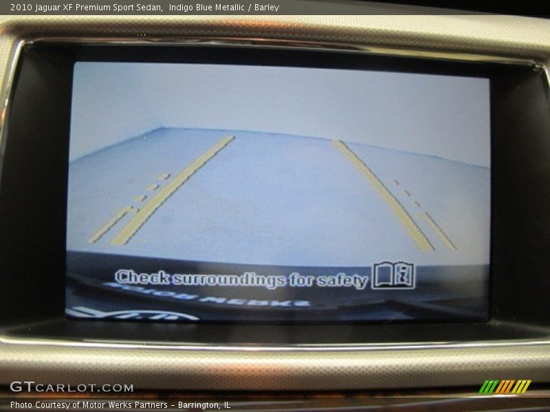 Indigo Blue Metallic / Barley 2010 Jaguar XF Premium Sport Sedan