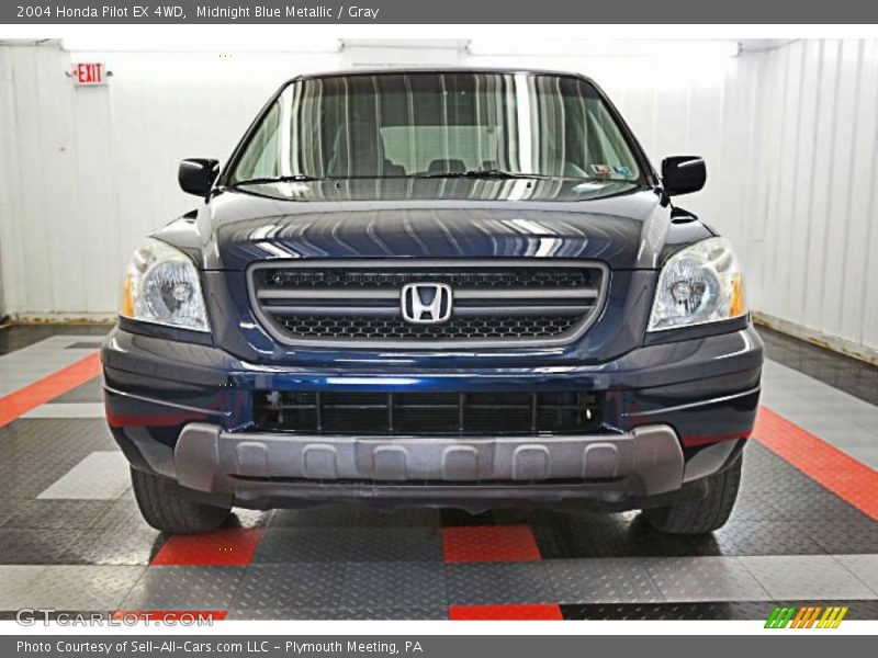 Midnight Blue Metallic / Gray 2004 Honda Pilot EX 4WD