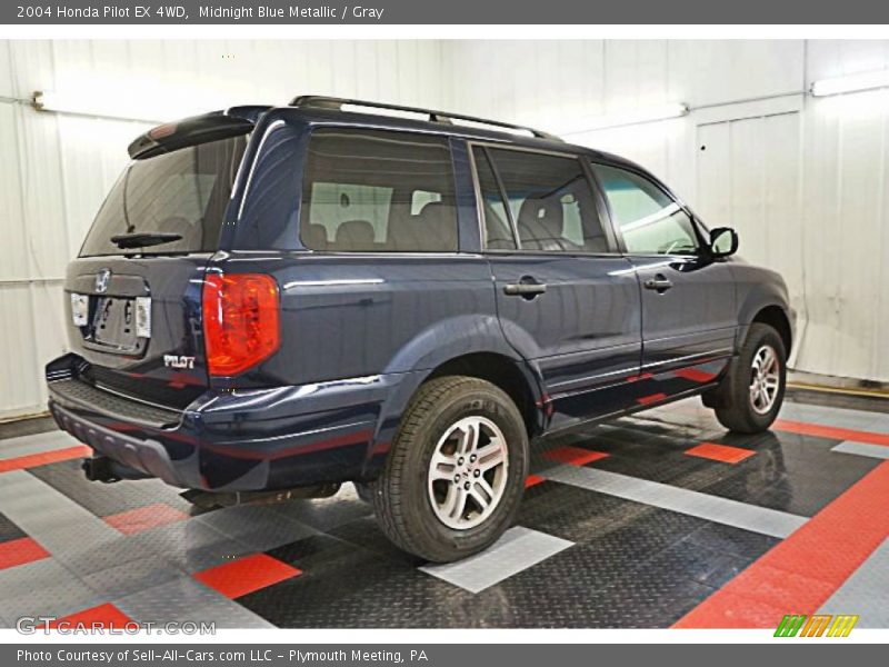 Midnight Blue Metallic / Gray 2004 Honda Pilot EX 4WD