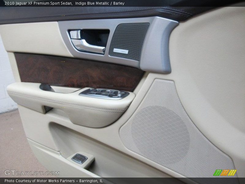 Indigo Blue Metallic / Barley 2010 Jaguar XF Premium Sport Sedan