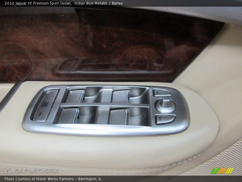 Indigo Blue Metallic / Barley 2010 Jaguar XF Premium Sport Sedan