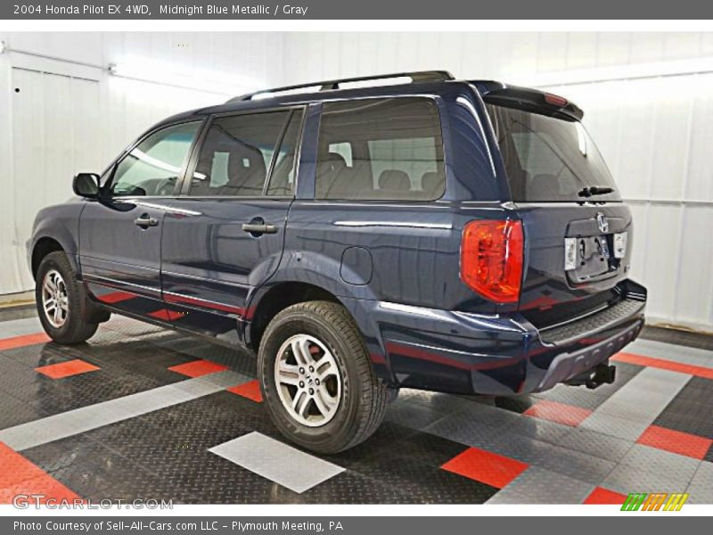 Midnight Blue Metallic / Gray 2004 Honda Pilot EX 4WD