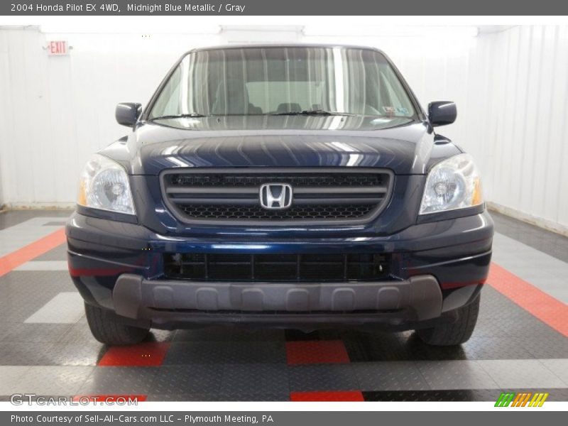 Midnight Blue Metallic / Gray 2004 Honda Pilot EX 4WD