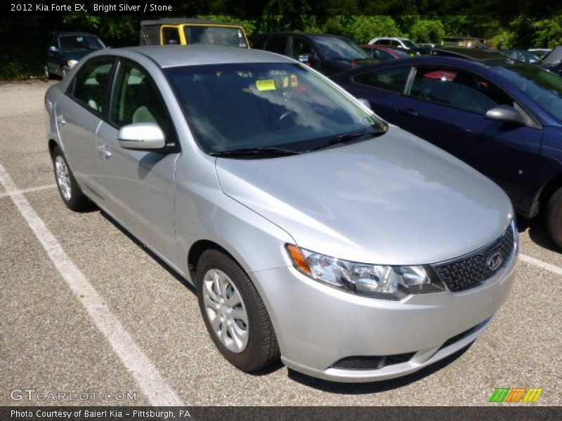 Bright Silver / Stone 2012 Kia Forte EX