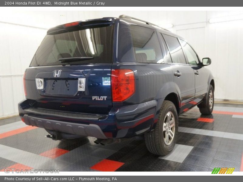 Midnight Blue Metallic / Gray 2004 Honda Pilot EX 4WD