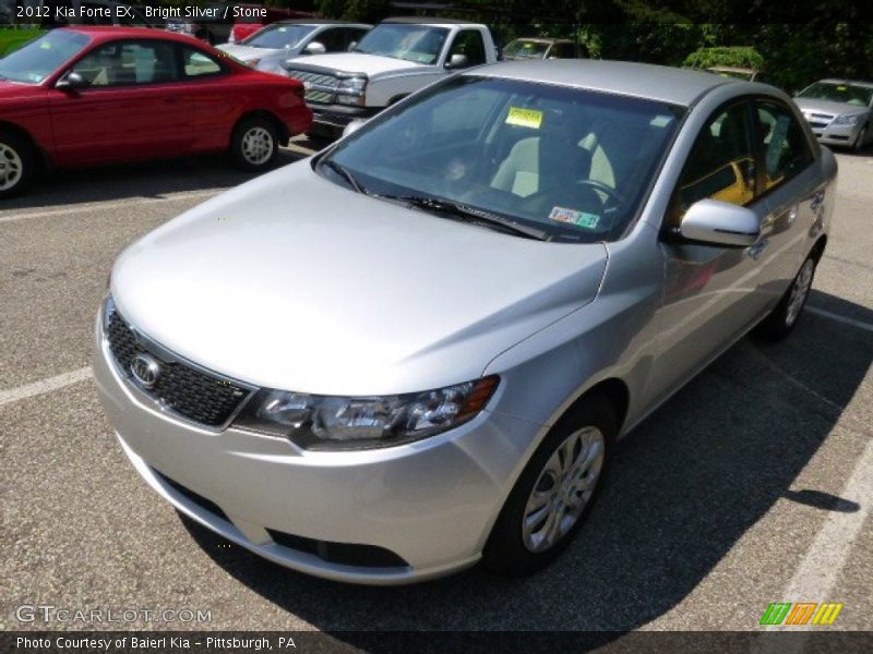 Bright Silver / Stone 2012 Kia Forte EX