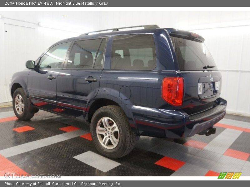 Midnight Blue Metallic / Gray 2004 Honda Pilot EX 4WD