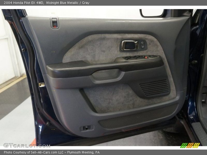 Midnight Blue Metallic / Gray 2004 Honda Pilot EX 4WD