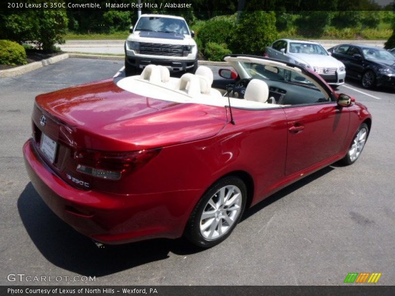Matador Red Mica / Alabaster 2010 Lexus IS 350C Convertible