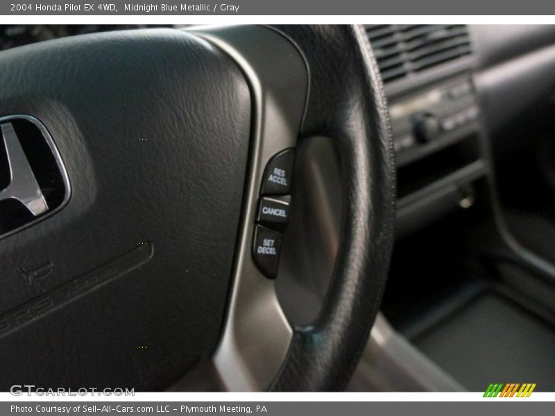 Midnight Blue Metallic / Gray 2004 Honda Pilot EX 4WD
