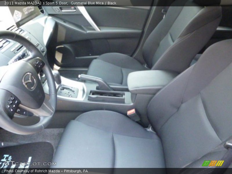 Gunmetal Blue Mica / Black 2011 Mazda MAZDA3 s Sport 5 Door