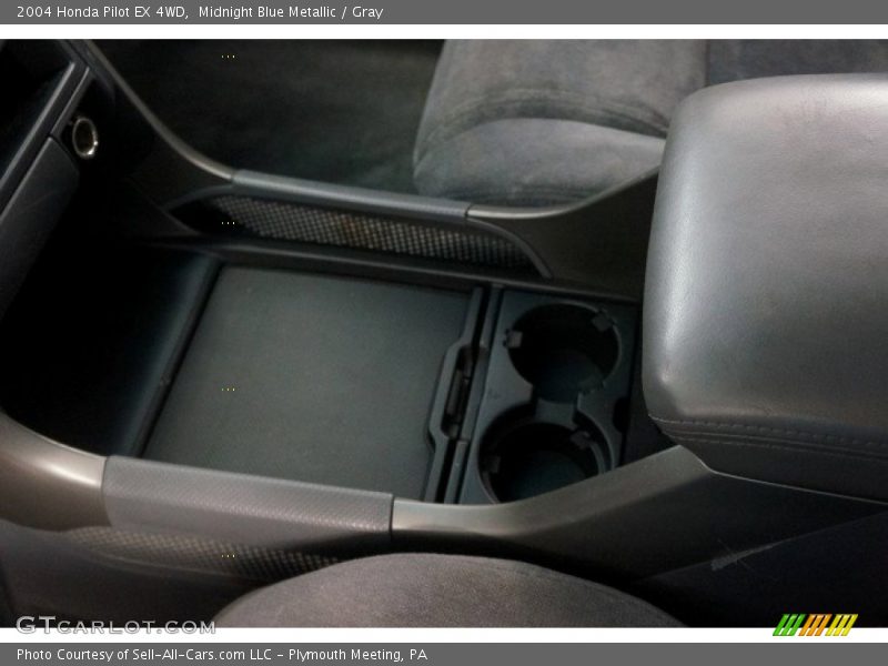 Midnight Blue Metallic / Gray 2004 Honda Pilot EX 4WD