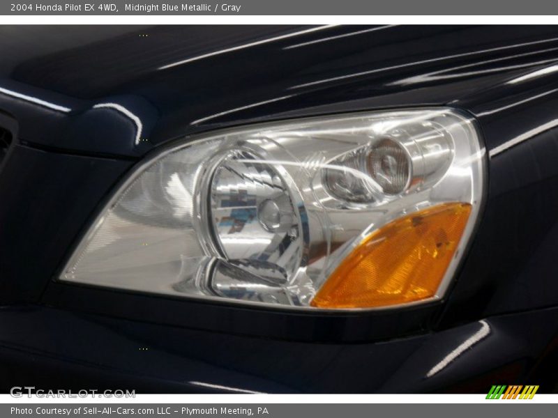 Midnight Blue Metallic / Gray 2004 Honda Pilot EX 4WD