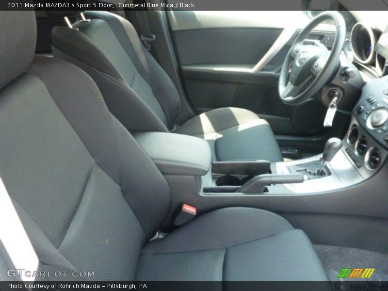 Gunmetal Blue Mica / Black 2011 Mazda MAZDA3 s Sport 5 Door