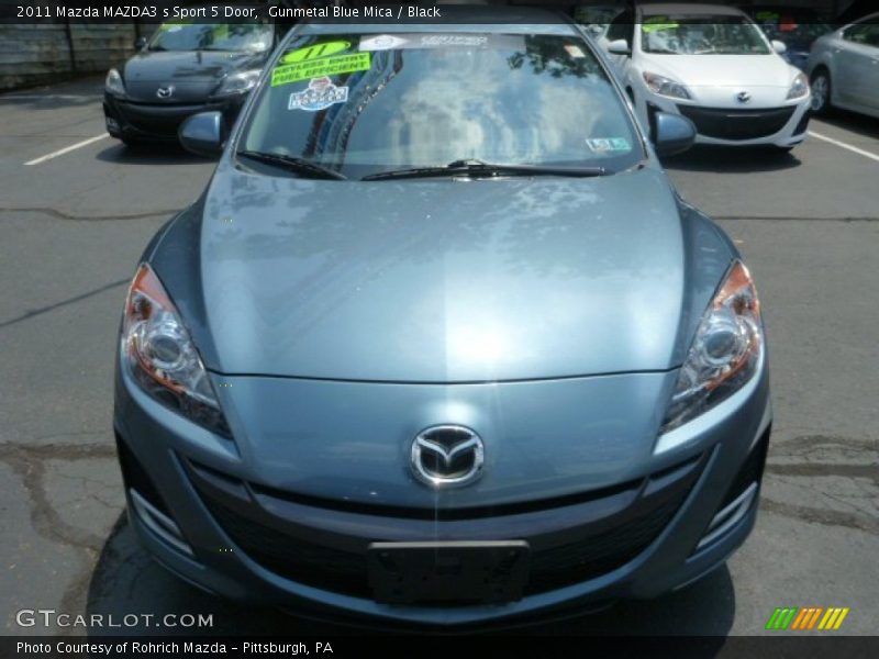 Gunmetal Blue Mica / Black 2011 Mazda MAZDA3 s Sport 5 Door