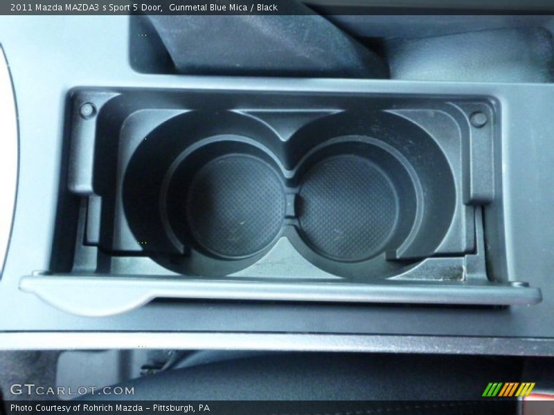 Gunmetal Blue Mica / Black 2011 Mazda MAZDA3 s Sport 5 Door